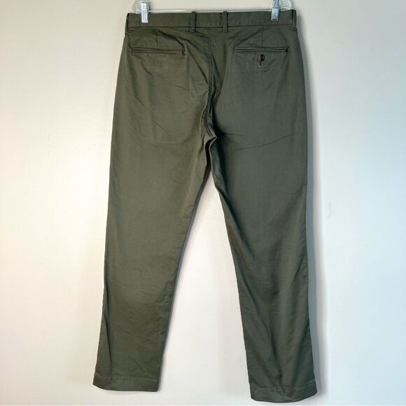 J. Crew Flex Straight Chino Tarnished Metal Men's Casual Office Pants SZ 34x32 - Picture 6 of 16